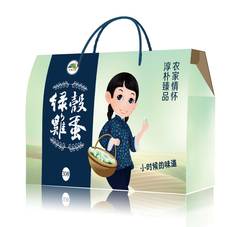 生态农场直供绿壳鸡蛋